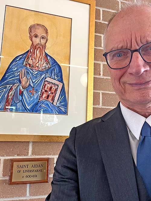 Australian icon of St. Aidan